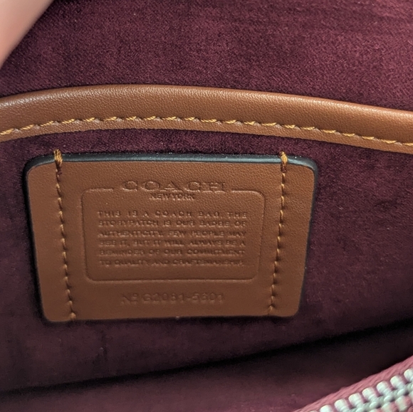 Coach Leather Studded Shoulder Bag – Black - Picture 10 of 14